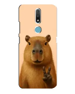 Чохол для Nokia 2.4 з картинкою «Капібара вікторія» Чохол для Nokia 2.4 з картинкою «Капібара вікторія»