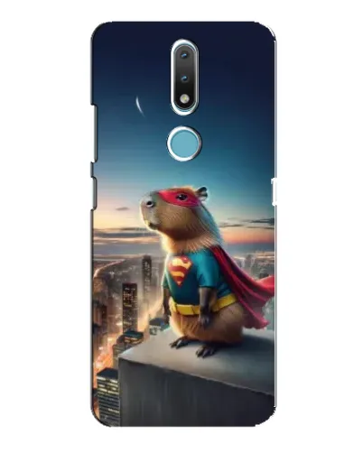 Чохол для Nokia 2.4 з картинкою «Капі-мен супергерой»