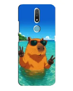 Чохол для Nokia 2.4 з картинкою «Морська капібара» Чохол для Nokia 2.4 з картинкою «Морська капібара»