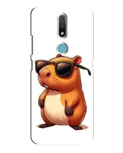 Чохол для Nokia 2.4 з картинкою «Капібара в окулярах» Чохол для Nokia 2.4 з картинкою «Капібара в окулярах»