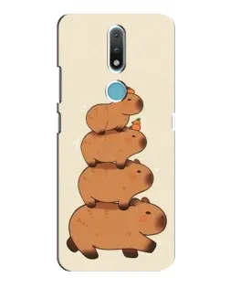 Чохол для Nokia 2.4 з картинкою «Вежа з капібар» Чохол для Nokia 2.4 з картинкою «Вежа з капібар»
