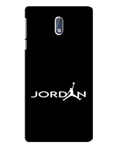 Чехол для Nokia 3.1 с картинкой «Jordan White Logo»