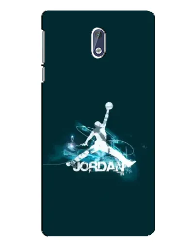 Чехол для Nokia 3.1 с картинкой «Jordan Blue Fire»