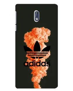 Чехол для Nokia 3.1 с картинкой «Оранжевый дым Adidas» Чехол для Nokia 3.1 с картинкой «Оранжевый дым Adidas»