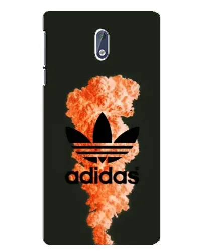 Чехол для Nokia 3.1 с картинкой «Оранжевый дым Adidas»