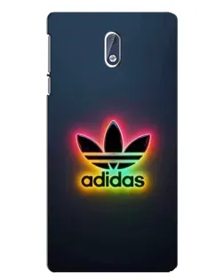 Чехол для Nokia 3.1 с картинкой «Неоновый Adidas» Чехол для Nokia 3.1 с картинкой «Неоновый Adidas»