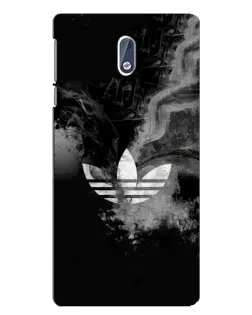 Чехол для Nokia 3.1 с картинкой «Абстрактный дым Adidas» Чехол для Nokia 3.1 с картинкой «Абстрактный дым Adidas»