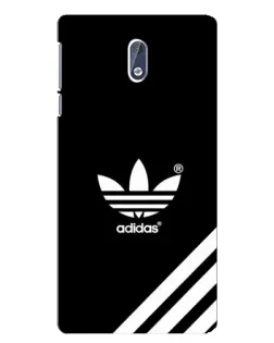 Чехол для Nokia 3.1 с картинкой «Adidas с диагональными полосами»