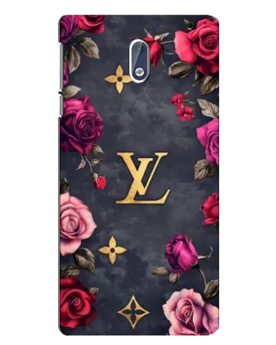Чехол для Nokia 3.1 с картинкой «Цветочный Louis Vuitton»