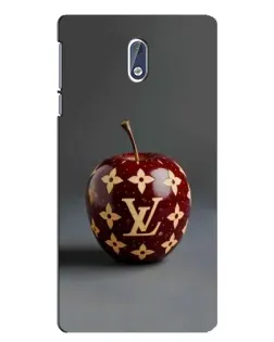 Чехол для Nokia 3.1 с картинкой «Красное яблоко LV»