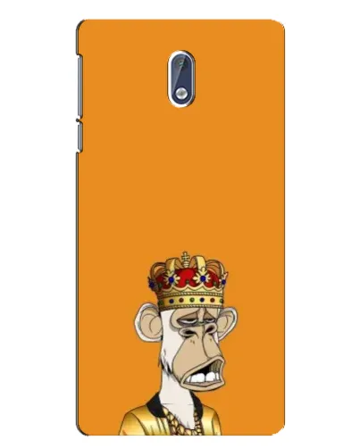 Чехол для Nokia 3.1 с картинкой «Золотая обезьяна Bored Ape»