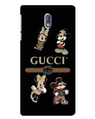 Чехол для Nokia 3.1 с картинкой «Gucci — герои Disney и монограмма» Чехол для Nokia 3.1 с картинкой «Gucci — герои Disney и монограмма»