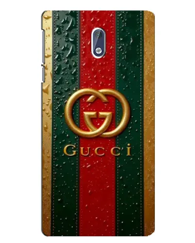 Чехол для Nokia 3.1 с картинкой «Gucci — фирменная полоса и золото» Чехол для Nokia 3.1 с картинкой «Gucci — фирменная полоса и золото»