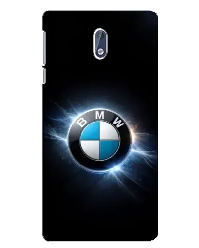 Чехол для Nokia 3.1 с картинкой «BMW — неоновое сияние»