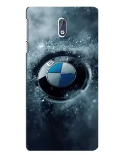 Чохол для Nokia 3.1 з картинкою «Логотип BMW — лід»