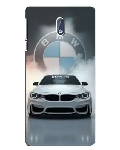 Чохол для Nokia 3.1 з картинкою «BMW в білому диму» Чохол для Nokia 3.1 з картинкою «BMW в білому диму»