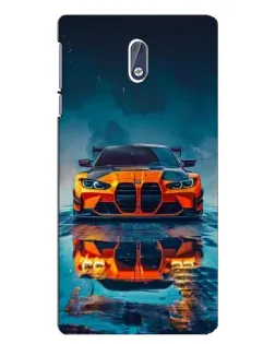 Чохол для Nokia 3.1 з картинкою «BMW — золота емблема»