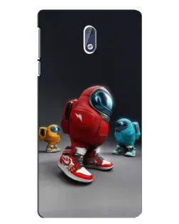 Чохол для Nokia 3.1 з картинкою «Among Us — 3D стиль» Чохол для Nokia 3.1 з картинкою «Among Us — 3D стиль»