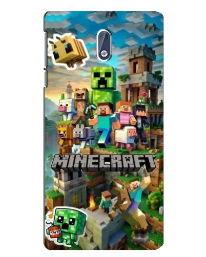 Чехол для Nokia 3.1 с картинкой «Замок Minecraft»