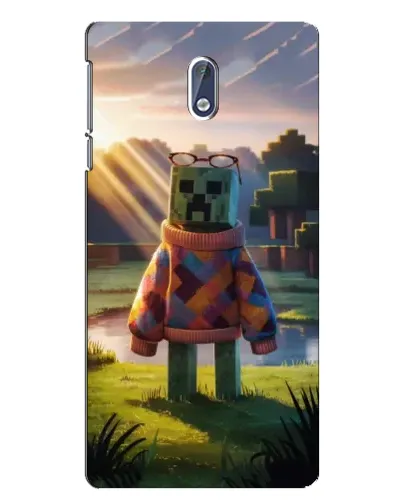 Чехол для Nokia 3.1 с картинкой «Крипер в свитере»