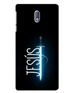 Чехол для Nokia 3.1 с картинкой «Меч Духа Jesus»