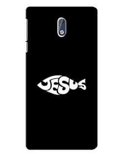 Чехол для Nokia 3.1 с картинкой «Рыба Jesus»