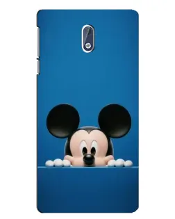Чехол для Nokia 3.1 с картинкой «Микки выглядывает» Чехол для Nokia 3.1 с картинкой «Микки выглядывает»