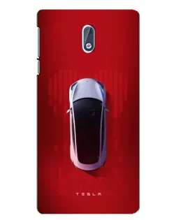 Чехол для Nokia 3.1 с картинкой «Tesla Top View»