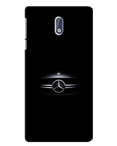 Чехол для Nokia 3.1 с картинкой «Mercedes — абстрактные линии»