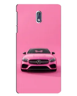 Чехол для Nokia 3.1 с картинкой «Розовый Mercedes AMG»