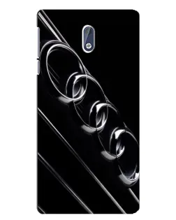 Чехол для Nokia 3.1 с картинкой «Audi — абстрактные кольца»