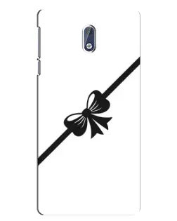Чехол для Nokia 3.1 с картинкой «Диагональный бант»