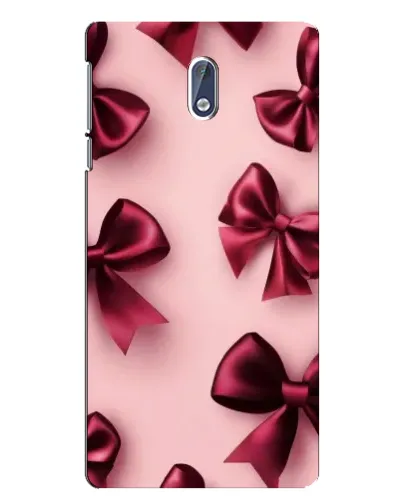 Чехол для Nokia 3.1 с картинкой «Бордовый атлас»