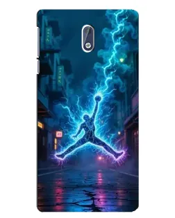 Чохол для Nokia 3 з картинкою «Jordan Gold Jumpman»