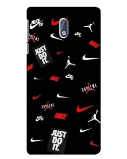 Чохол для Nokia 3 з картинкою «Nike Mix Pattern»