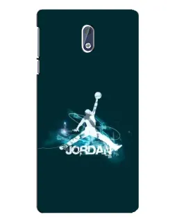 Чохол для Nokia 3 з картинкою «Jordan Blue Fire»