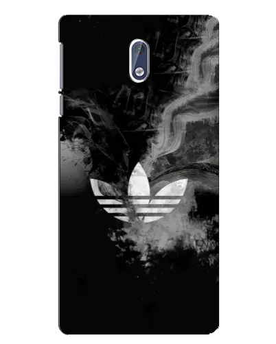 Чехол для Nokia 3 с картинкой «Абстрактный дым Adidas»