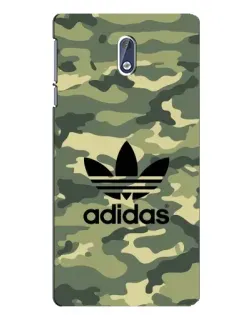 Чехол для Nokia 3 с картинкой «Милитари стиль Adidas»