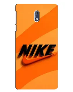Чехол для Nokia 3 с картинкой «Оранжевый драйв Nike»