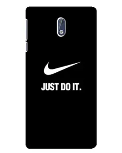 Чехол для Nokia 3 с картинкой «Классический принт Nike»