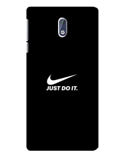 Чехол для Nokia 3 с картинкой «Минимализм от Nike» Чехол для Nokia 3 с картинкой «Минимализм от Nike»