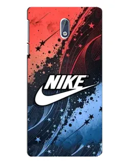 Чехол для Nokia 3 с картинкой «Градиентный принт Найк»