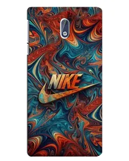 Чехол для Nokia 3 с картинкой «Nike в абстракции»