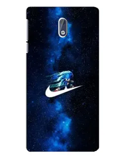 Чехол для Nokia 3 с картинкой «Звездный путь Nike»