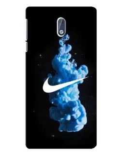 Чехол для Nokia 3 с картинкой «Nike и синий дым»