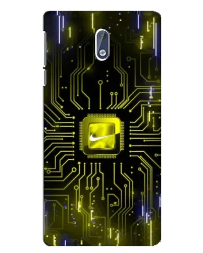 Чехол для Nokia 3 с картинкой «Nike — золотая искра» Чехол для Nokia 3 с картинкой «Nike — золотая искра»