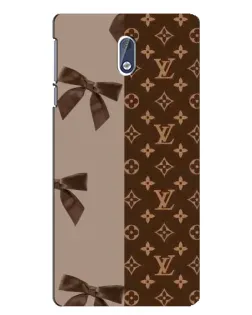 Чехол для Nokia 3 с картинкой «Louis Vuitton — банты» Чехол для Nokia 3 с картинкой «Louis Vuitton — банты»