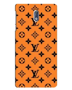 Чехол для Nokia 3 с картинкой «Оранжевый стиль LV» Чехол для Nokia 3 с картинкой «Оранжевый стиль LV»