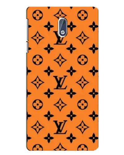 Чехол для Nokia 3 с картинкой «Оранжевый стиль LV»