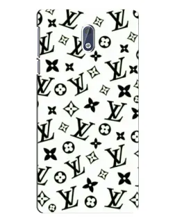 Чехол для Nokia 3 с картинкой «Монохромный хаос LV» Чехол для Nokia 3 с картинкой «Монохромный хаос LV»